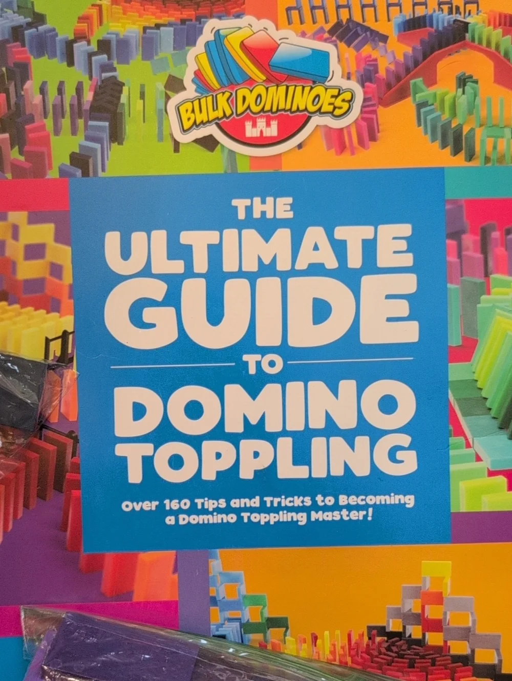 Huge Lot Of Toppling Dominos, Ideas Book And Accessories